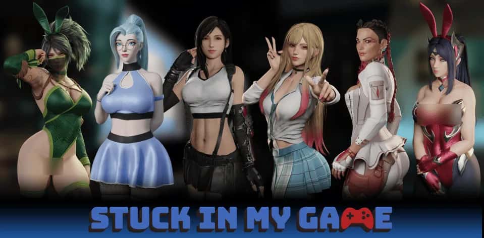 困在我的游戏里 Stuck in My Game 版插画